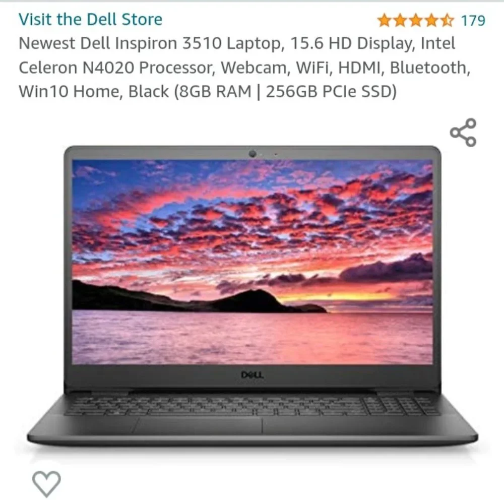 Like New Dell Inspiron 3510 Laptop